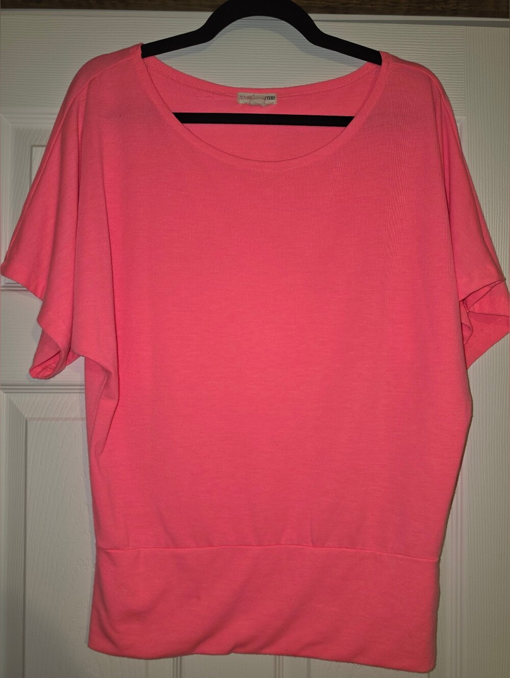 Women’s Relaxed Short Sleeve Top - Pink